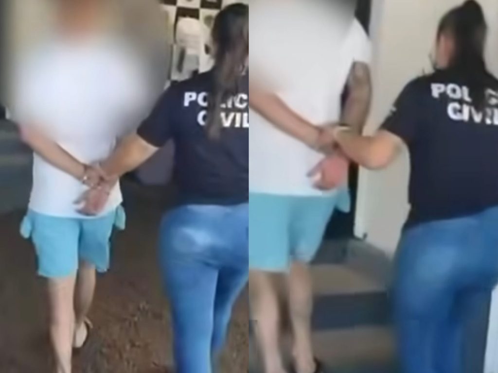 Homem foi preso suspeito de agredir a ex-companheira. (Foto: Divulgação)