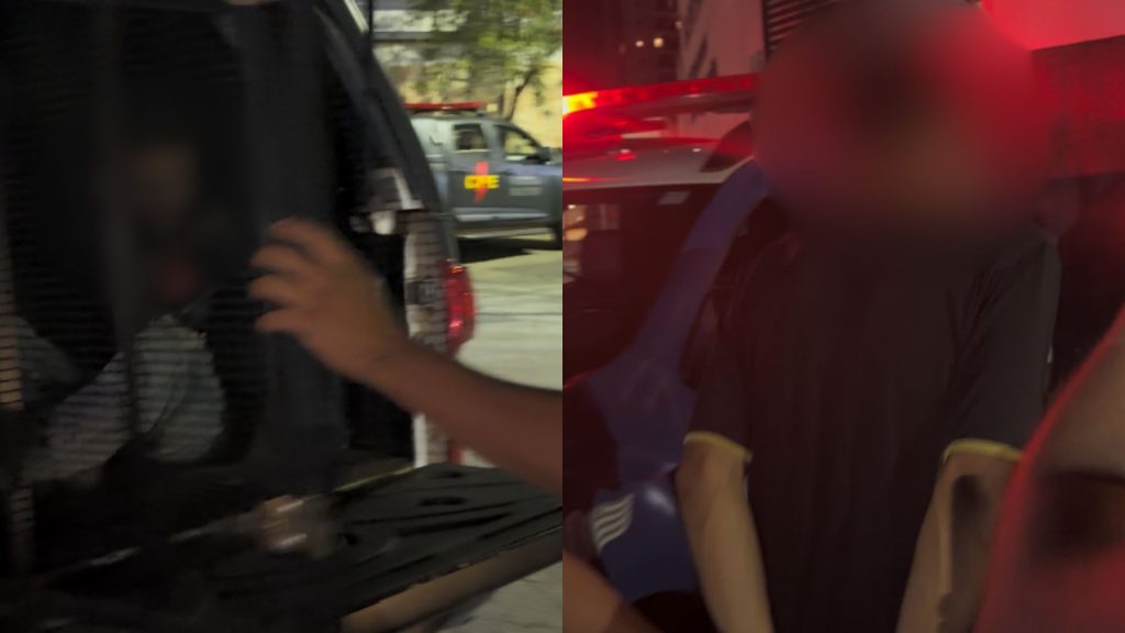 Suspeito foi preso pela CPE horas após o crime.