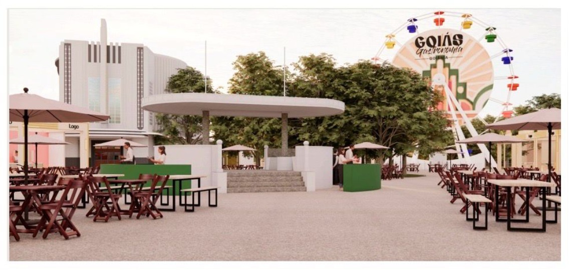 O Festival 'Goiás Gastronomia 2026' transformará o Parque Mutirama, desta quinta, 7/5 até 10 e de 14/5 a 17 de Maio, em uma cidade cenográfica, inspirado nos monumentos do Art Déco de Goiânia.