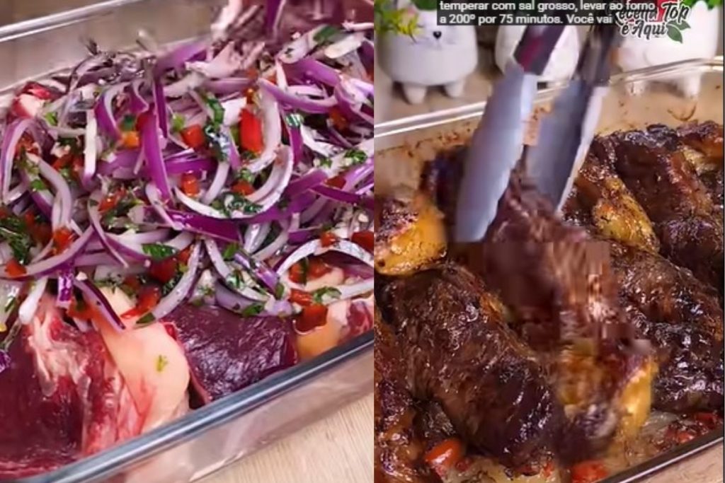 Carne assada de verdade