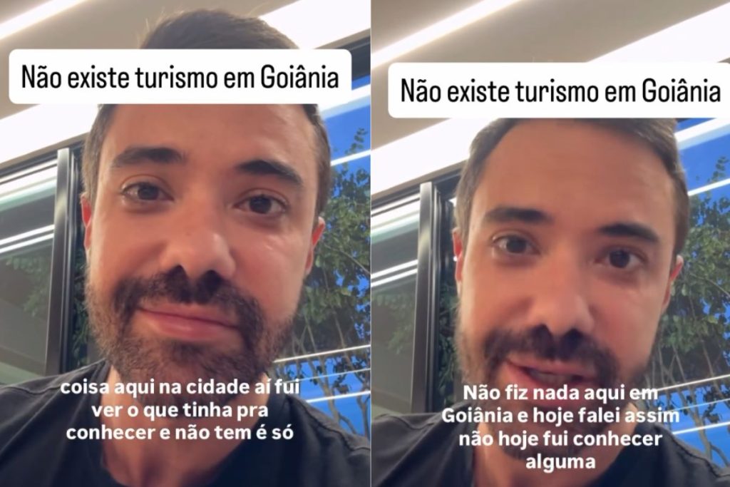 Influenciador causa polêmica ao dizer que Goiânia “não tem nada para conhecer”