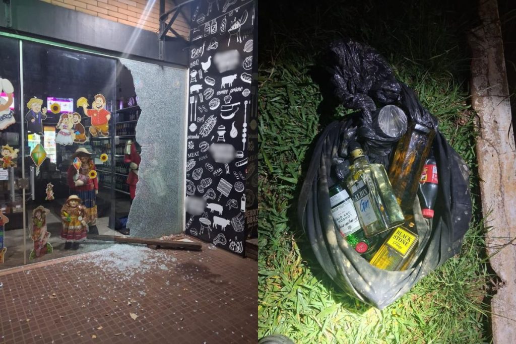 Homem invade comércio, furta mais de R$ 300 em bebidas e é preso em Anápolis
