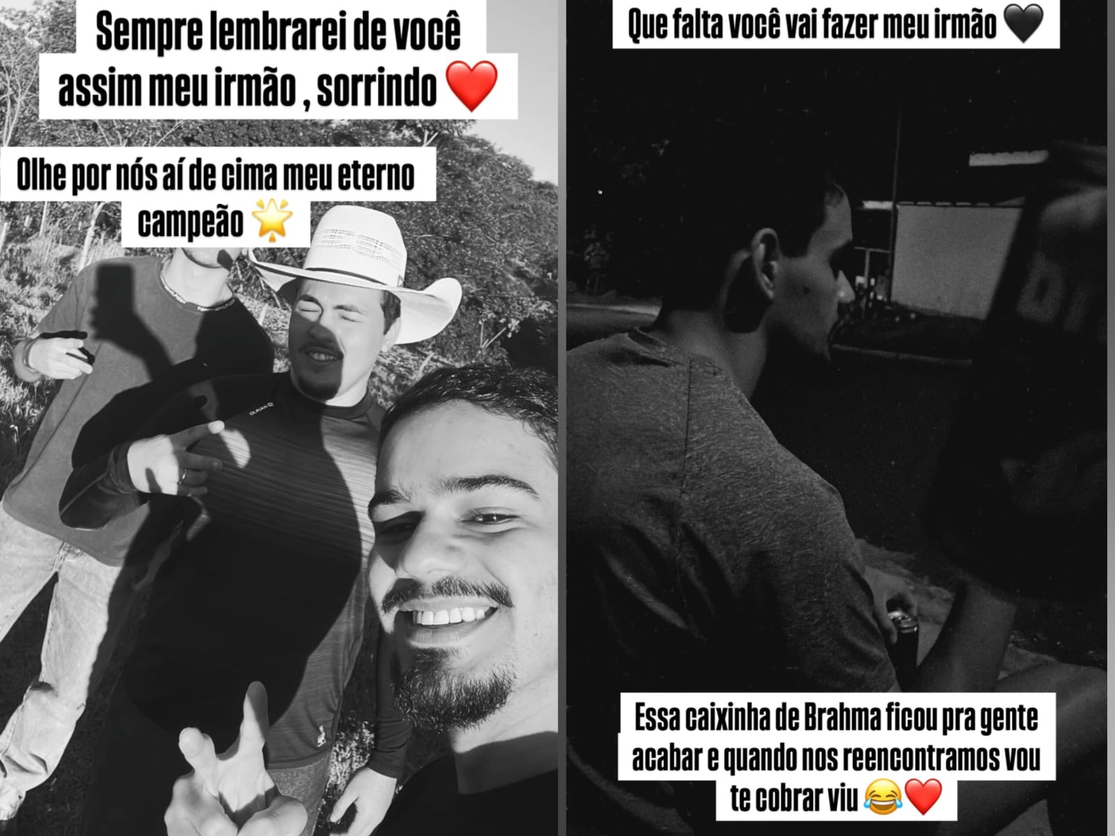 Relato de um amigo próximo de Vinícius. (Foto: Reprodução)