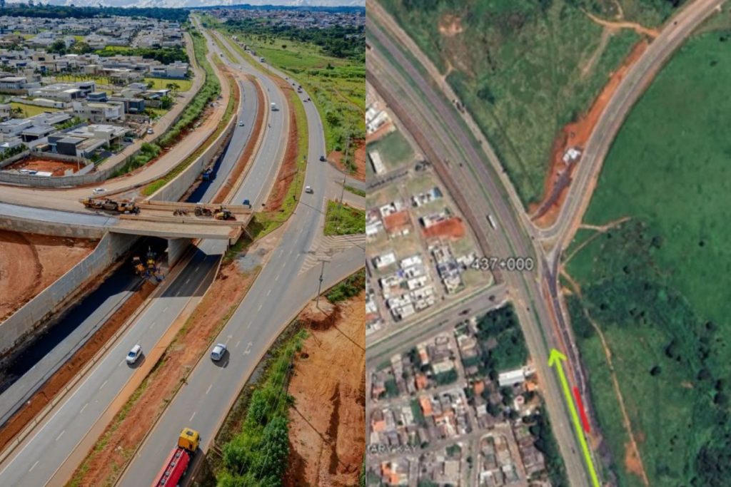 Motoristas terão mudanças no trânsito da BR-153 durante obras em Anápolis