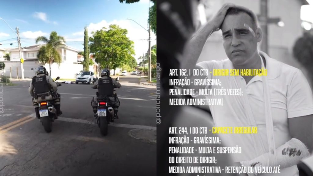Polícia Militar fez vídeo com referências à música Born to Be Wild e à novela Avenida Brasil.