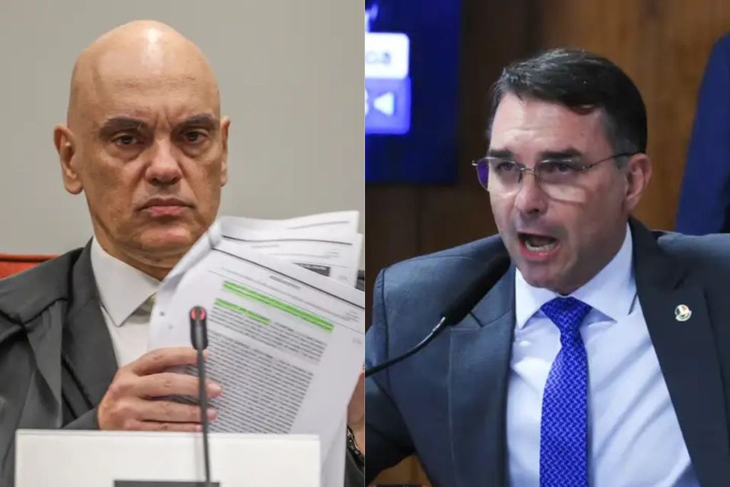 'É a democracia que fica abalada', diz Flávio Bolsonaro sobre decisão de Moraes