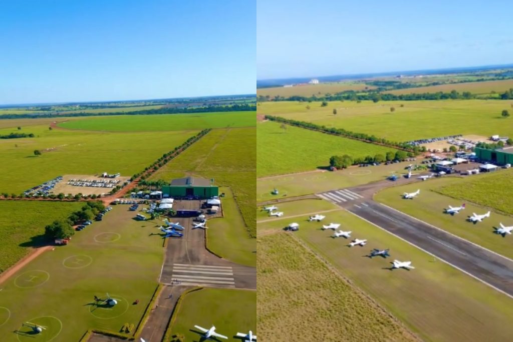Aviões de até R$ 65 milhões chamam atenção durante evento do agro em Goiás