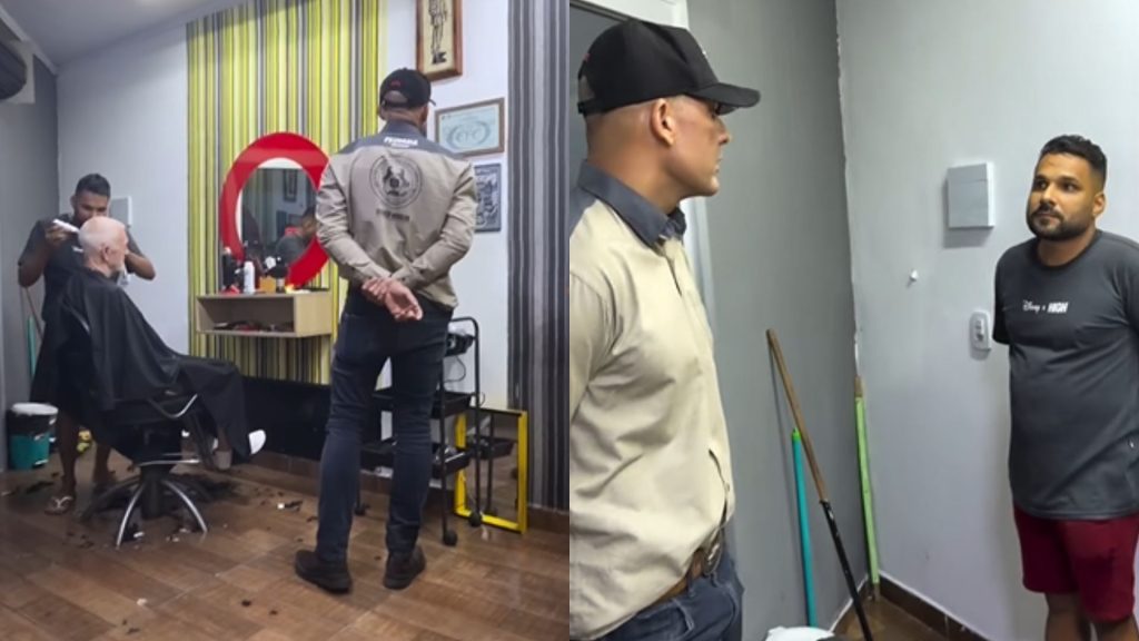 Coronel Edson Raiado fingiu ser cliente para prender barbeiro em Goiânia.
