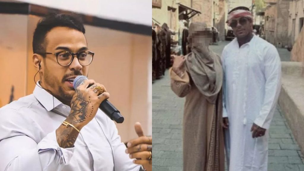 Cantor André Luís dos Santos Pereira foi preso após ostentar viagem a DUbai.