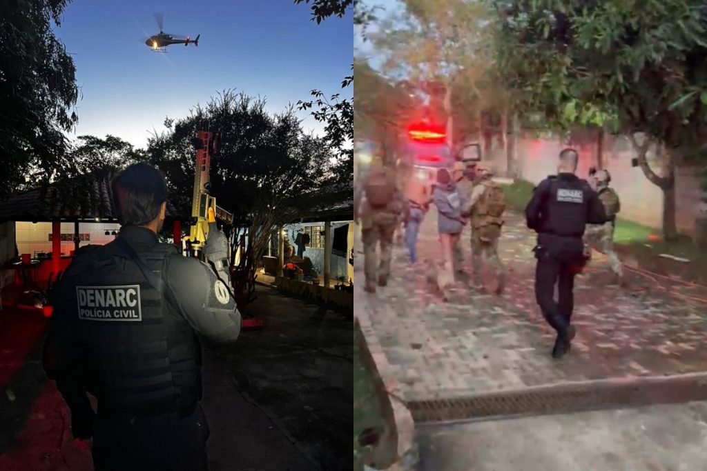 Megaoperação bloqueia R$ 103 milhões de facções e mobiliza dezenas de policiais em Caldas Novas