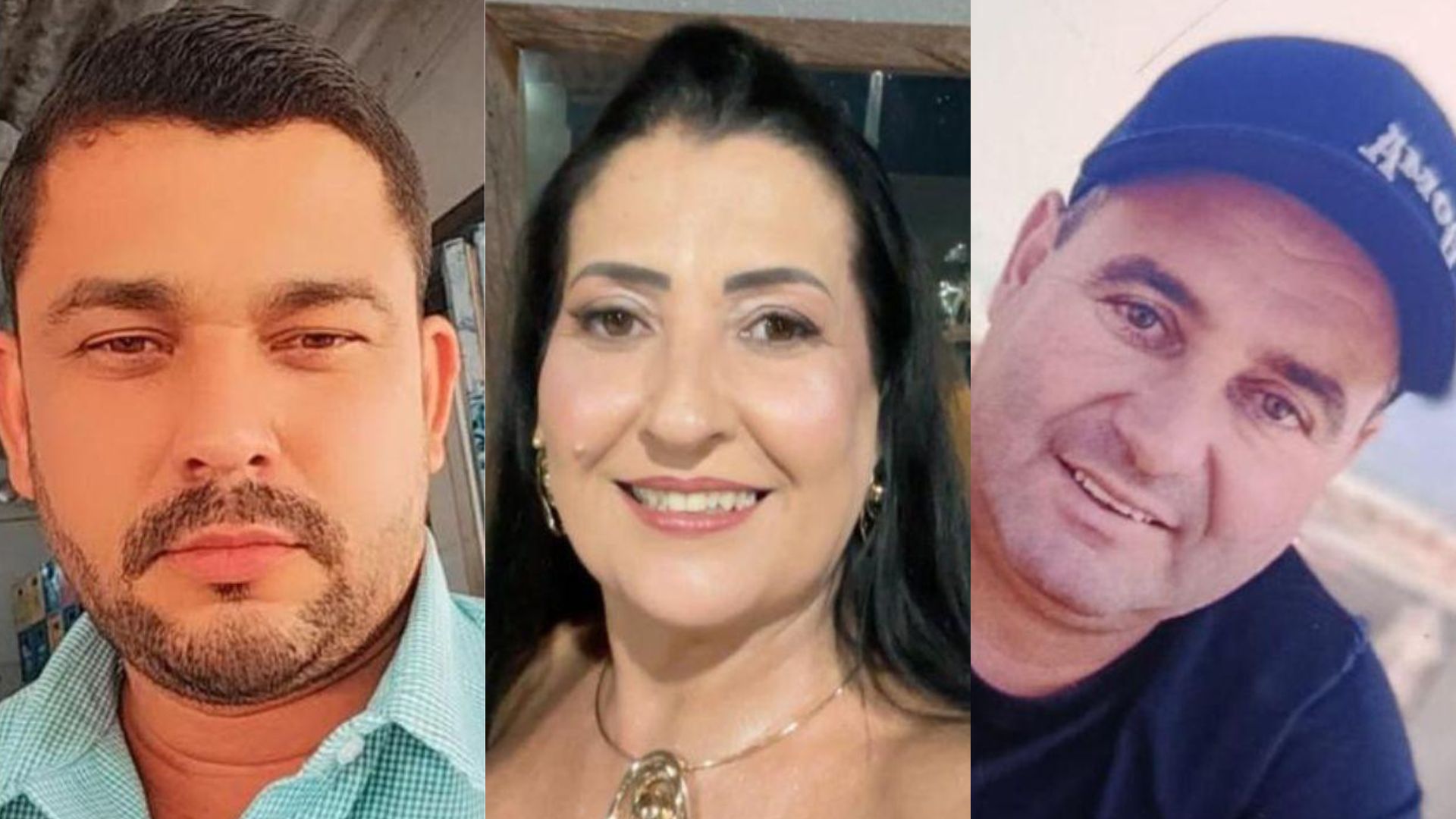 Maxwel Alves de Oliveira, Mabia Glória de Oliveira e Edney Megda Marinho não sobreviveram.