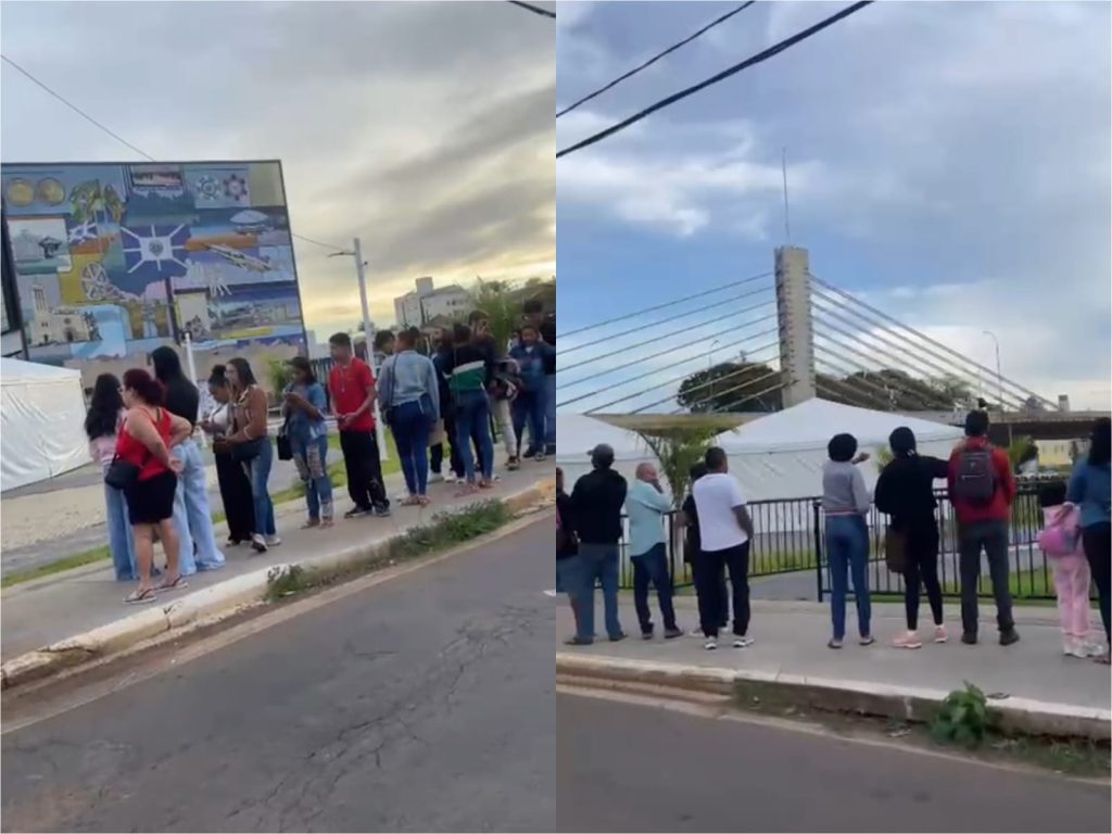 Centro Administrativo de Anápolis amanhece lotado por programa habitacional e Mais Justiça