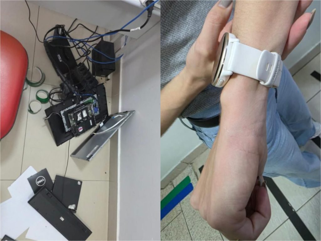 Paciente se irrita com espera e ataca médica com computador em hospital de Goiânia