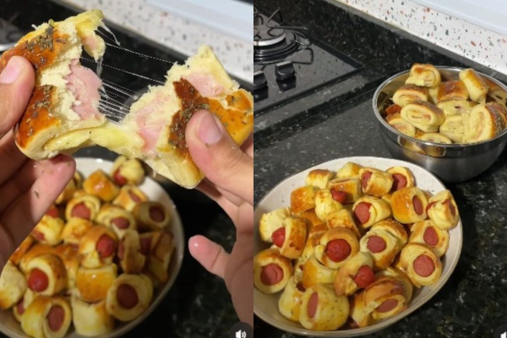 Receita de Bauruzinho e Enroladinho
