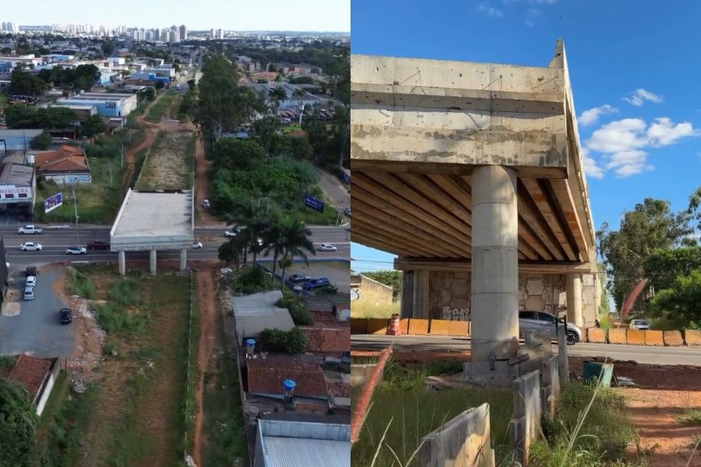 viaduto da Leste-Oeste sobre a Castelo Branco