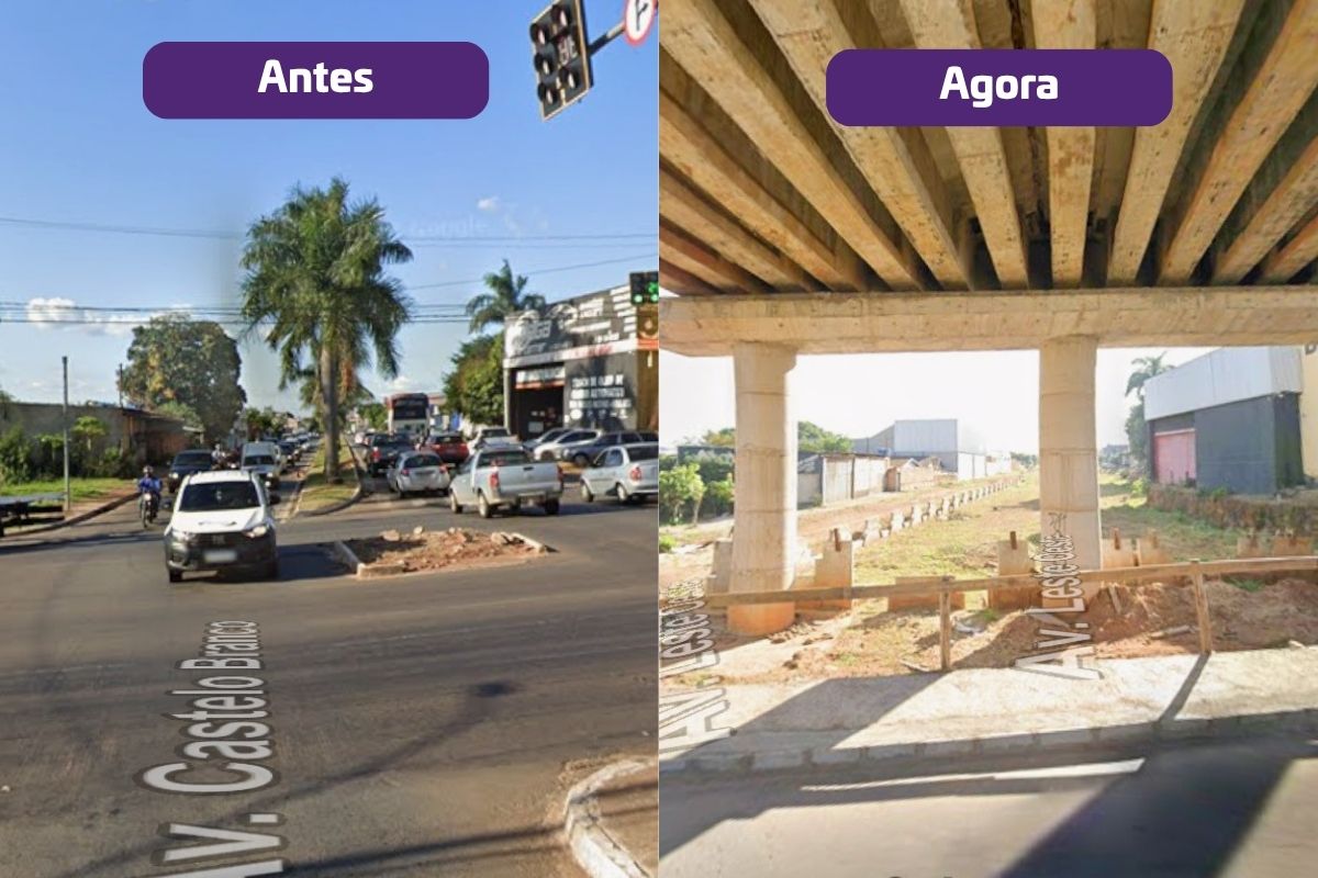 Viaduto Leste-Oeste com a Castelo Branco