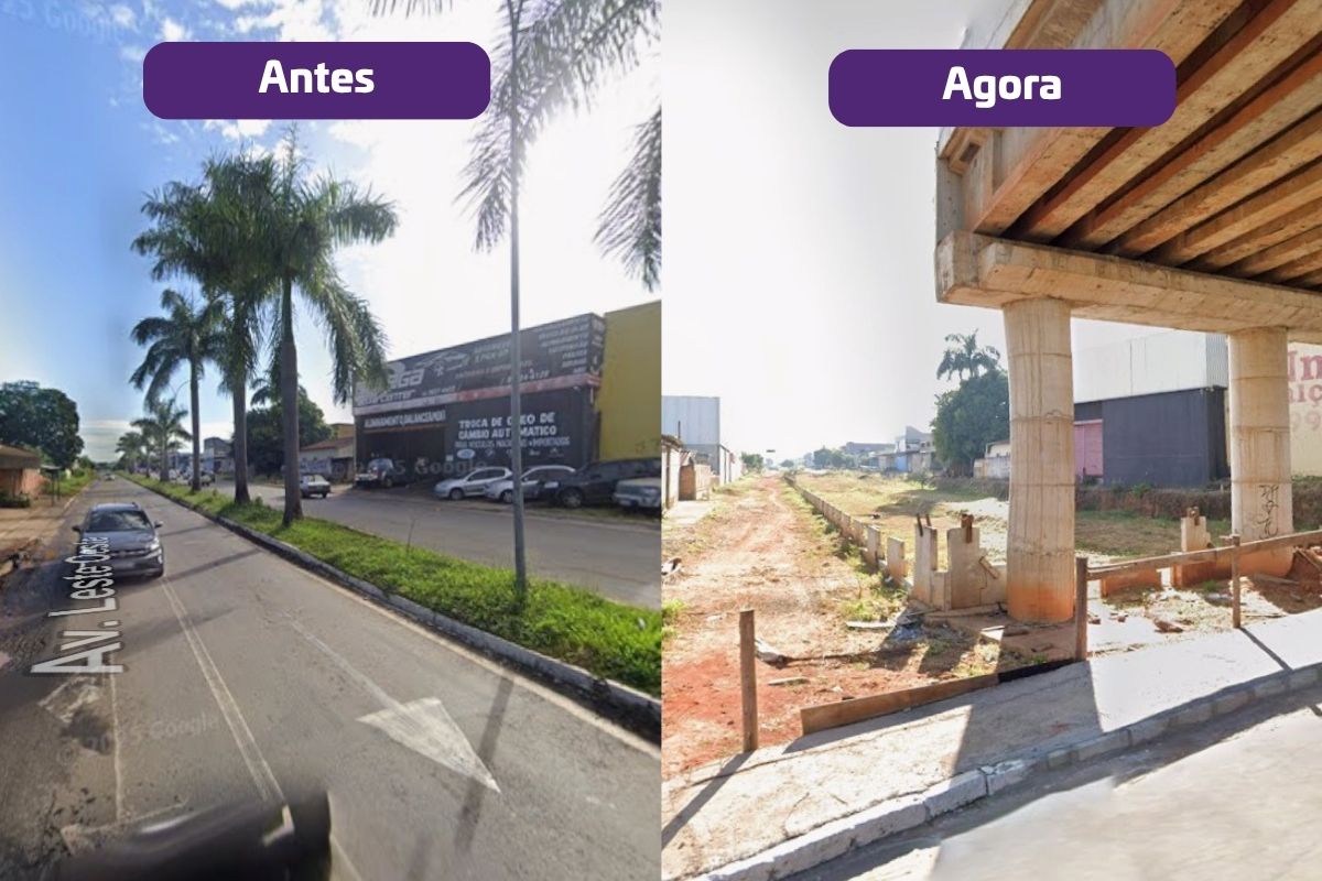 Viaduto Leste-Oeste com a Castelo Branco
