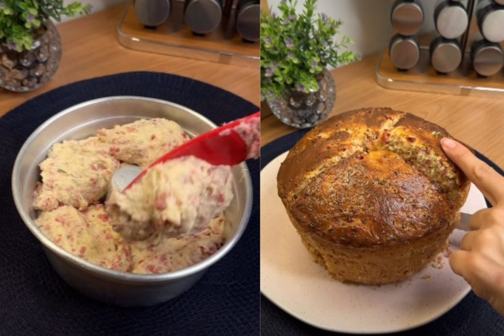 Pão de calabresa sem sova