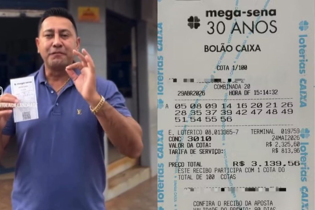Grupo de goianos fazem aposta milionária de olho em prêmio de R$ 300 milhões da Mega-Sena