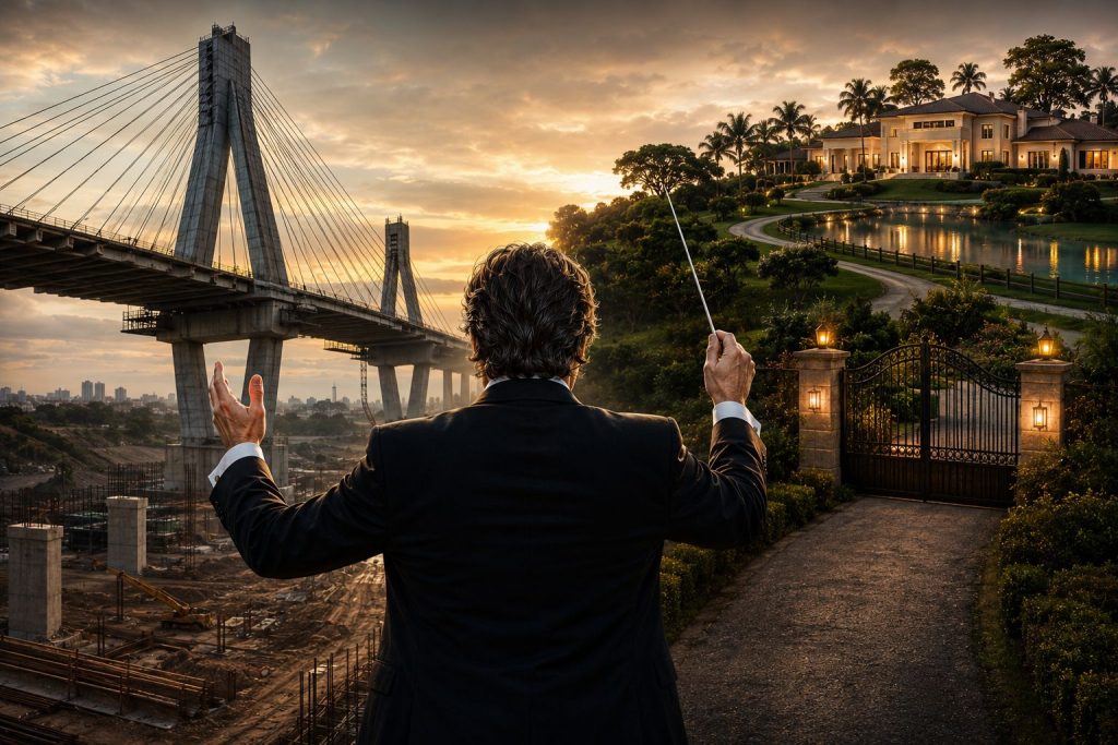O Maestro da Ponte Inacabada e a Fazenda no Alto da Colina