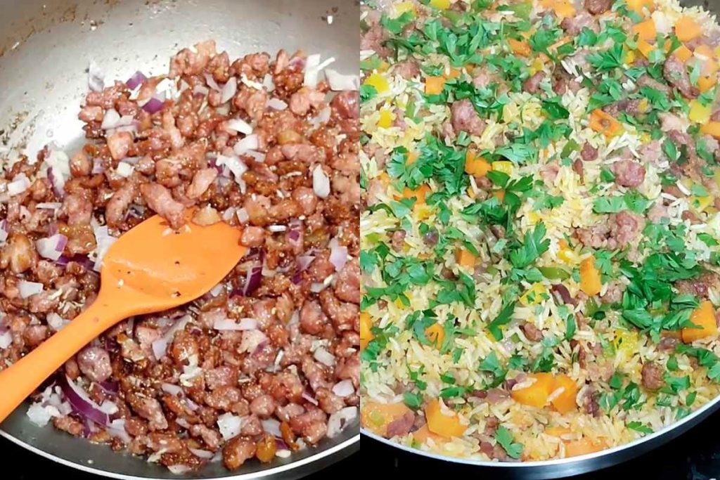 Arroz com paio