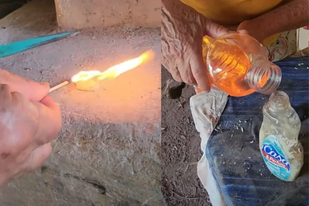 A maneira mais fácil de acender a churrasqueira utiliza sabonete ralado misturado com combustível inflamável