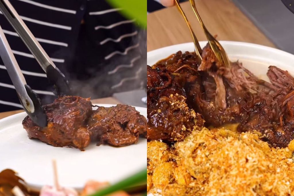 A carne perfeita para o almoço
