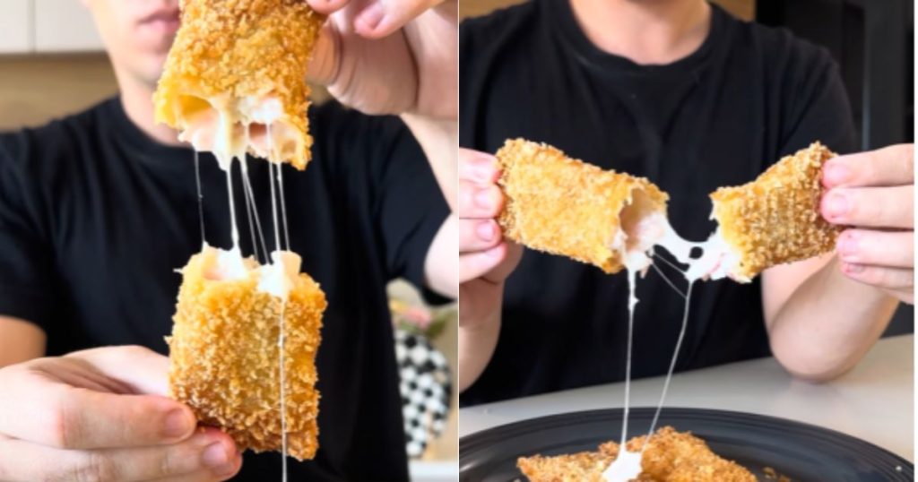 A farinha panko é o segredo que deixa o salgado de massa de pastel muito mais crocante e dourado
