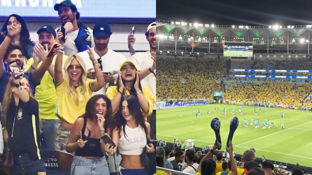Virginia recebeu vaias durante jogo do Brasil no Maracanã.