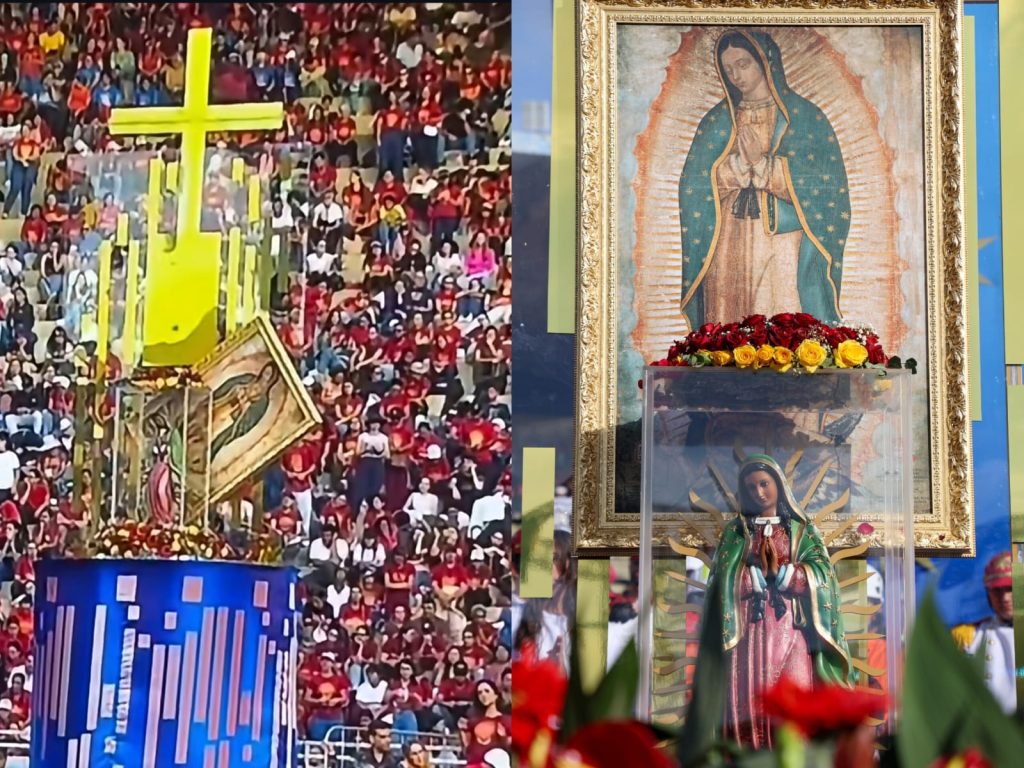 Quadro de Nossa Senhora cai no Totus Tuus e “milagre” emociona fiéis