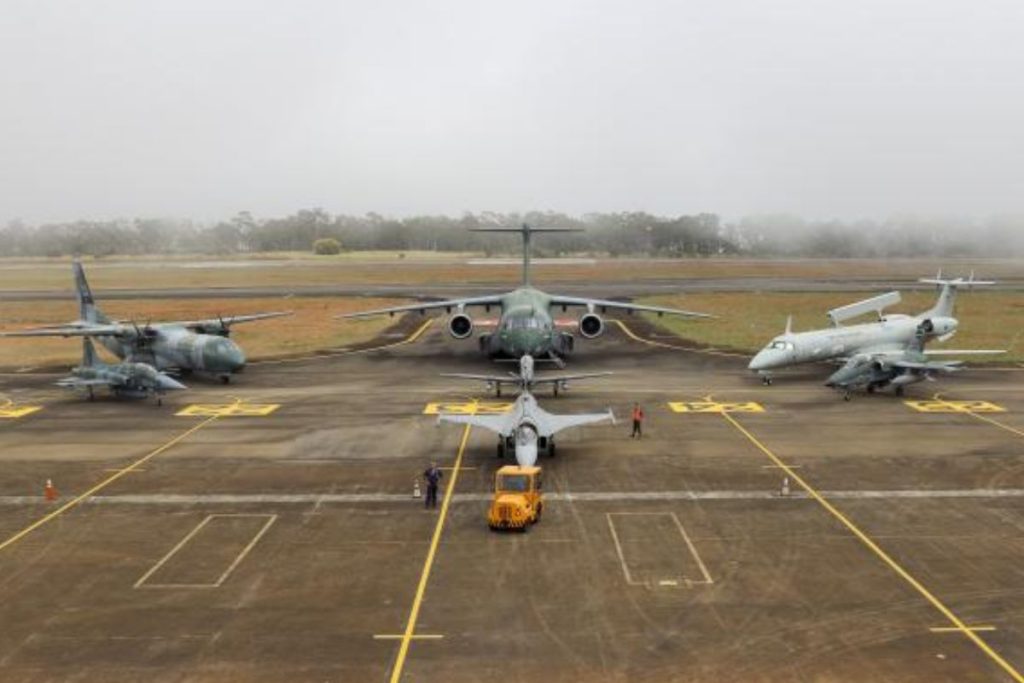 Exercício Conjunto Escudo-Tínia é realizado pela primeira vez na Base Aérea de Anápolis (BAAN). (Foto: Sargento André Souza/CECOMSAER)