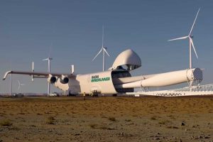 O maior avião do mundo terá 108 metros de comprimento e está sendo projetado para solucionar um dos maiores desafios logísticos da energia eólica