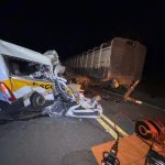 Acidente entre van escolar e caminhão provoca mortes de diversos estudantes em rodovia de Goiás