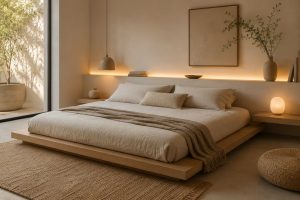 Fim da cama de cabeceira alta: a nova estética minimalista chega ao mercado e dominará os quartos em 2026