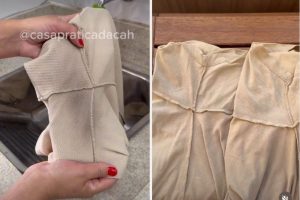 tira mancha de desodorante da roupa sem esforço