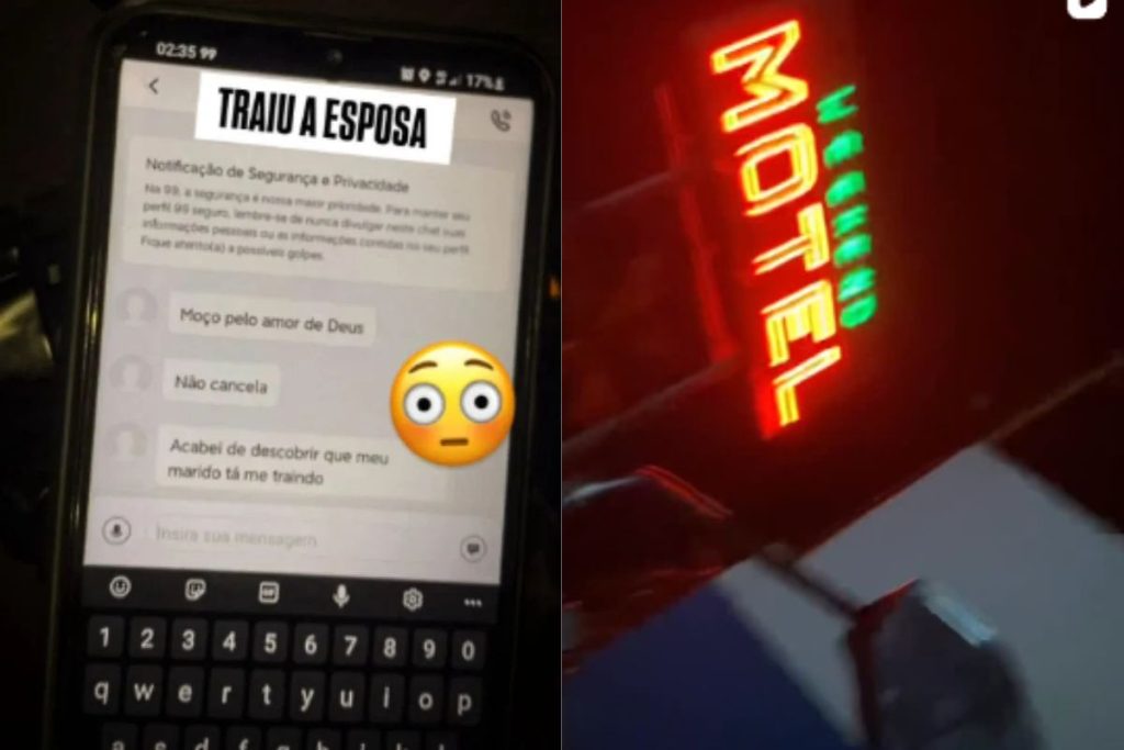 Motociclista posta desfecho da corrida com a mulher foi ao motel dar flagrante no marido em Anápolis