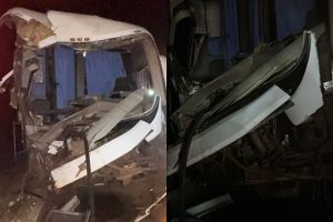 Ônibus que transportava time de futebol sofre grave acidente durante viagem para Anápolis