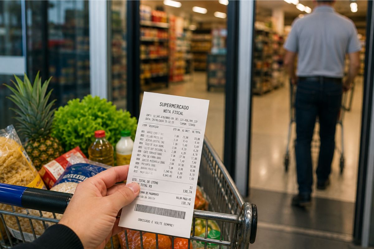 Consumidor pode ser parado na saída do supermercado