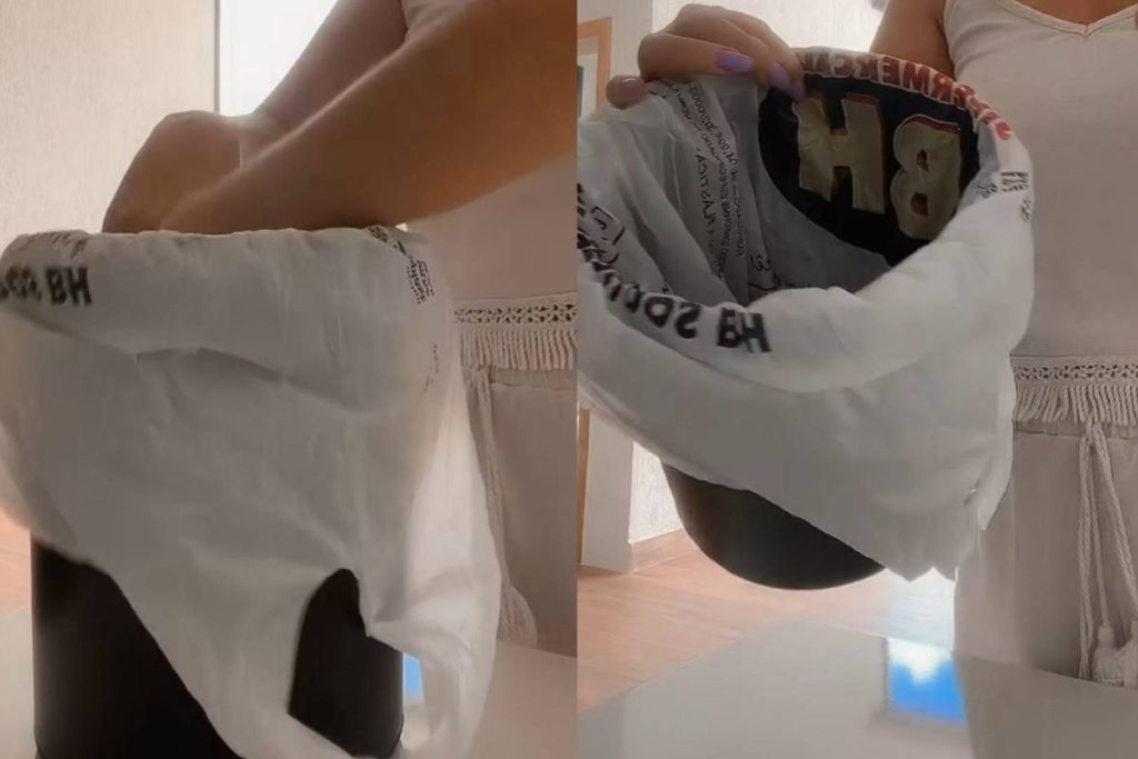 O jeito certo de colocar a sacolinha no cesto de lixo: aprenda de uma vez por todas