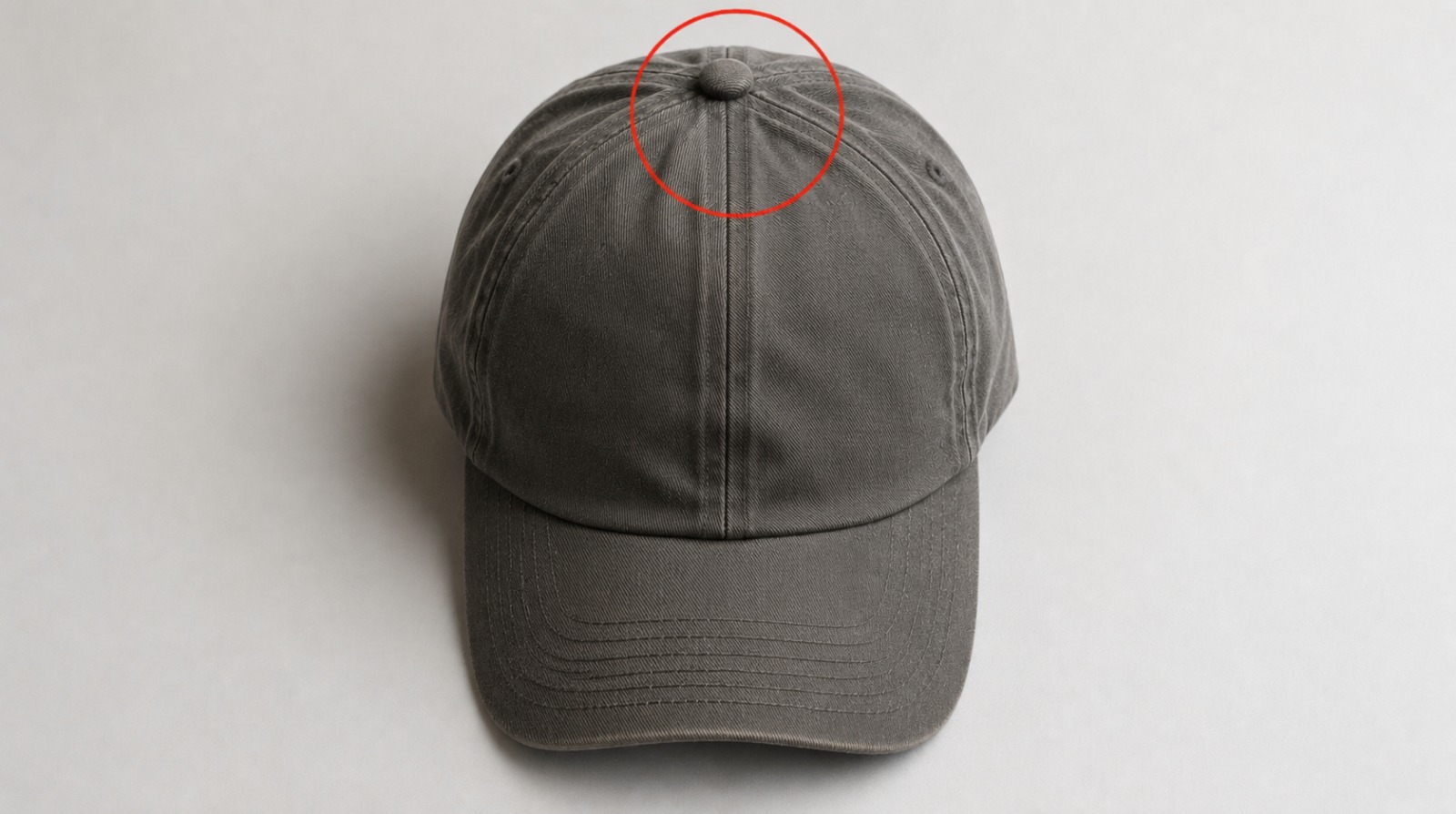 Por que os bonés têm um botão na parte superior e para que ele serve, segundo fabricantes.