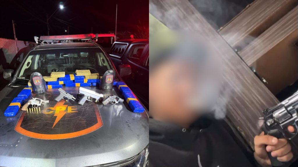 Irmãos reagiram à abordagem policial após serem localizados em Ouvidor.