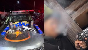 Irmãos reagiram à abordagem policial após serem localizados em Ouvidor.