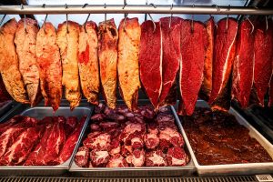 carne no supermercado