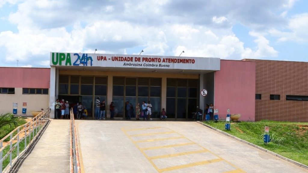 UPA 24 horas Ambrosina Coimbra Bueno, conhecida como UPA Buriti Sereno. Bebê