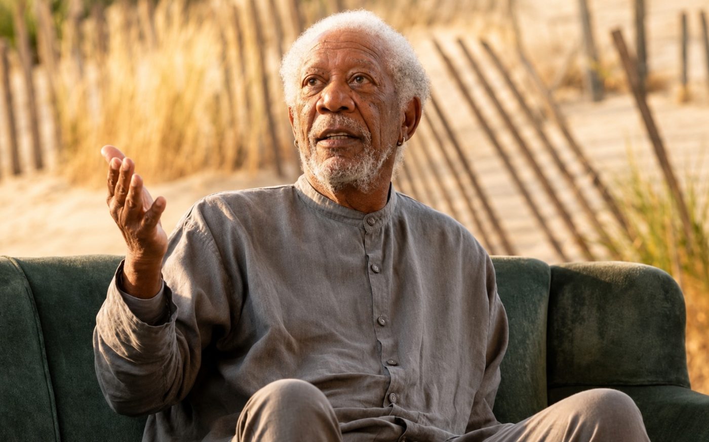 “Você precisa aprender a ficar quieto e deixar a vida acontecer”: a frase do dia de Morgan Freeman