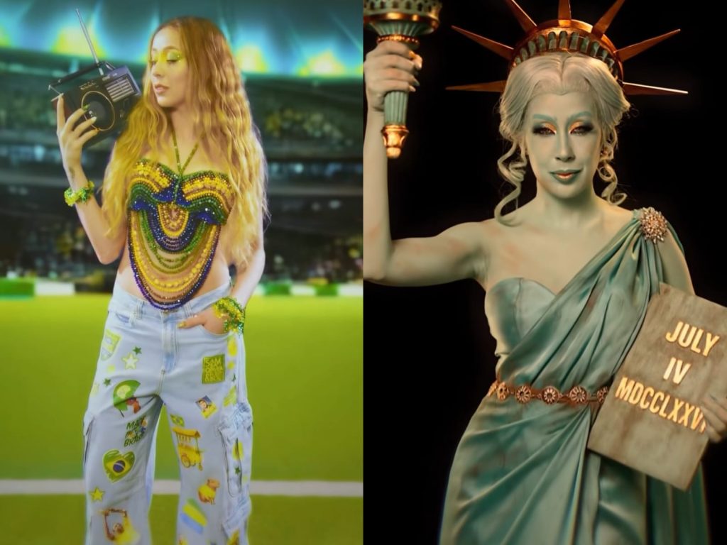 Influenciadora goiana impressiona a web com megaprodução inspirada na Copa do Mundo