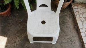 cadeira de plástico