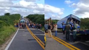 Acidente de ônibus com equipe de basquete deixa mortos no Ceará