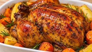 frango desossado e recheado