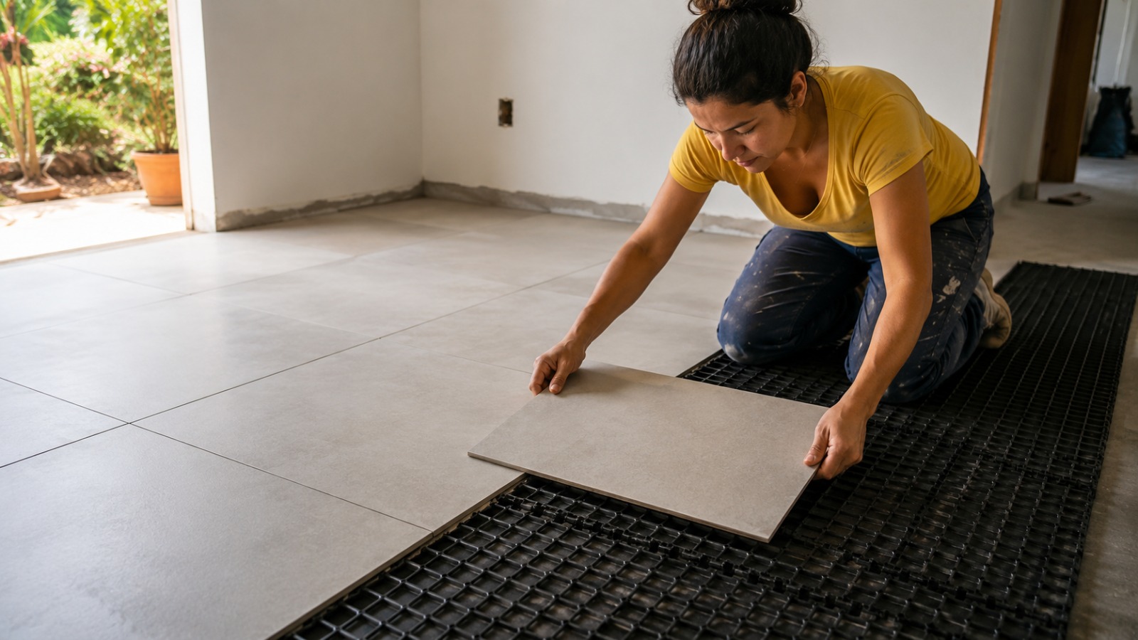 Adeus, argamassa: piso seco que encaixa a cerâmica como quebra-cabeça reduz o tempo das obras e vira tendência entre engenheiros
